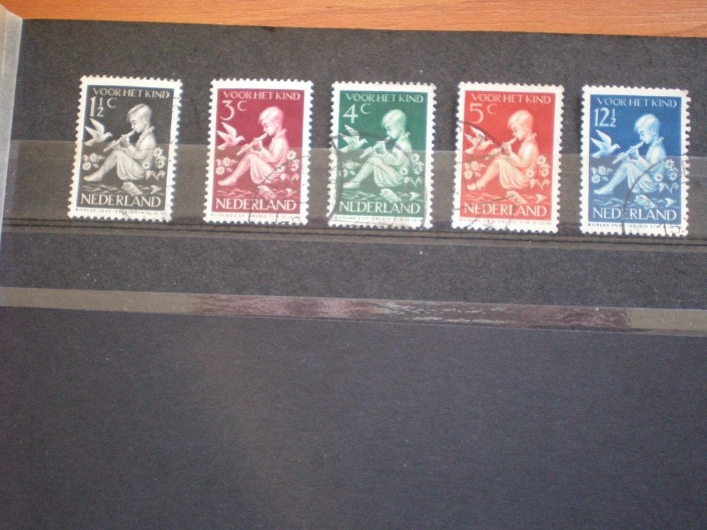 Nederland nvph 313-317 gebruikt ( S 691) ....€ 0,25, Postzegels en Munten, Postzegels | Nederland, Ophalen of Verzenden