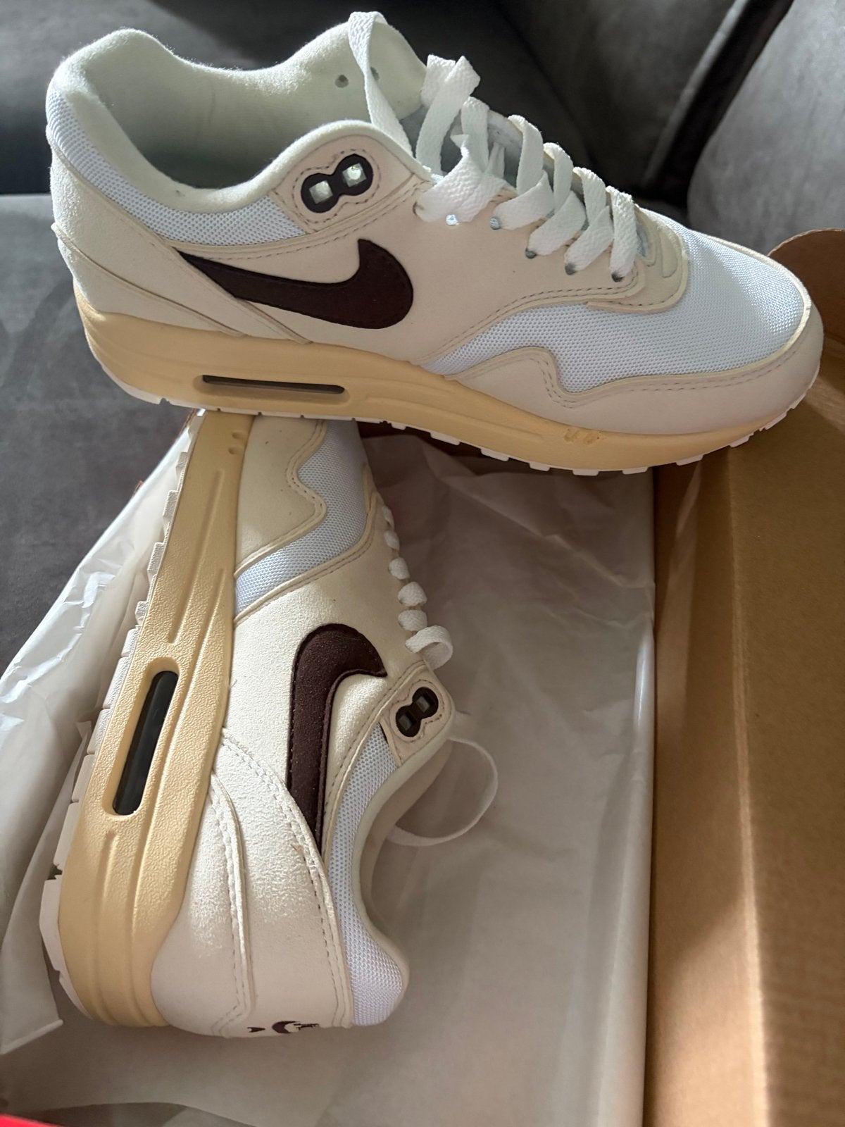 Nike Air Max 1 - Dames Sneakers, Kleding | Dames, Schoenen, Ophalen, Nieuw, Beige, Sneakers of Gympen