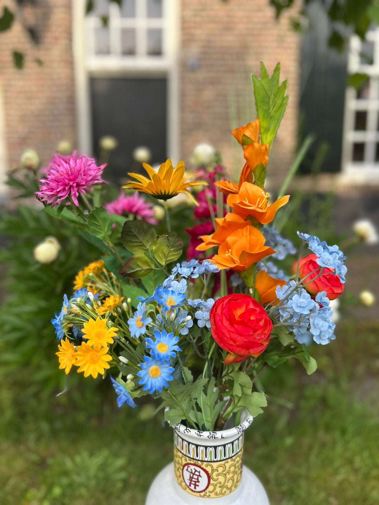 Nieuw kunstbloemenboeket boeket kunstbloemen styling deco, Binnen, Info@rodebeagle.nl, Rode Beagle kunstbloemen, Nieuw