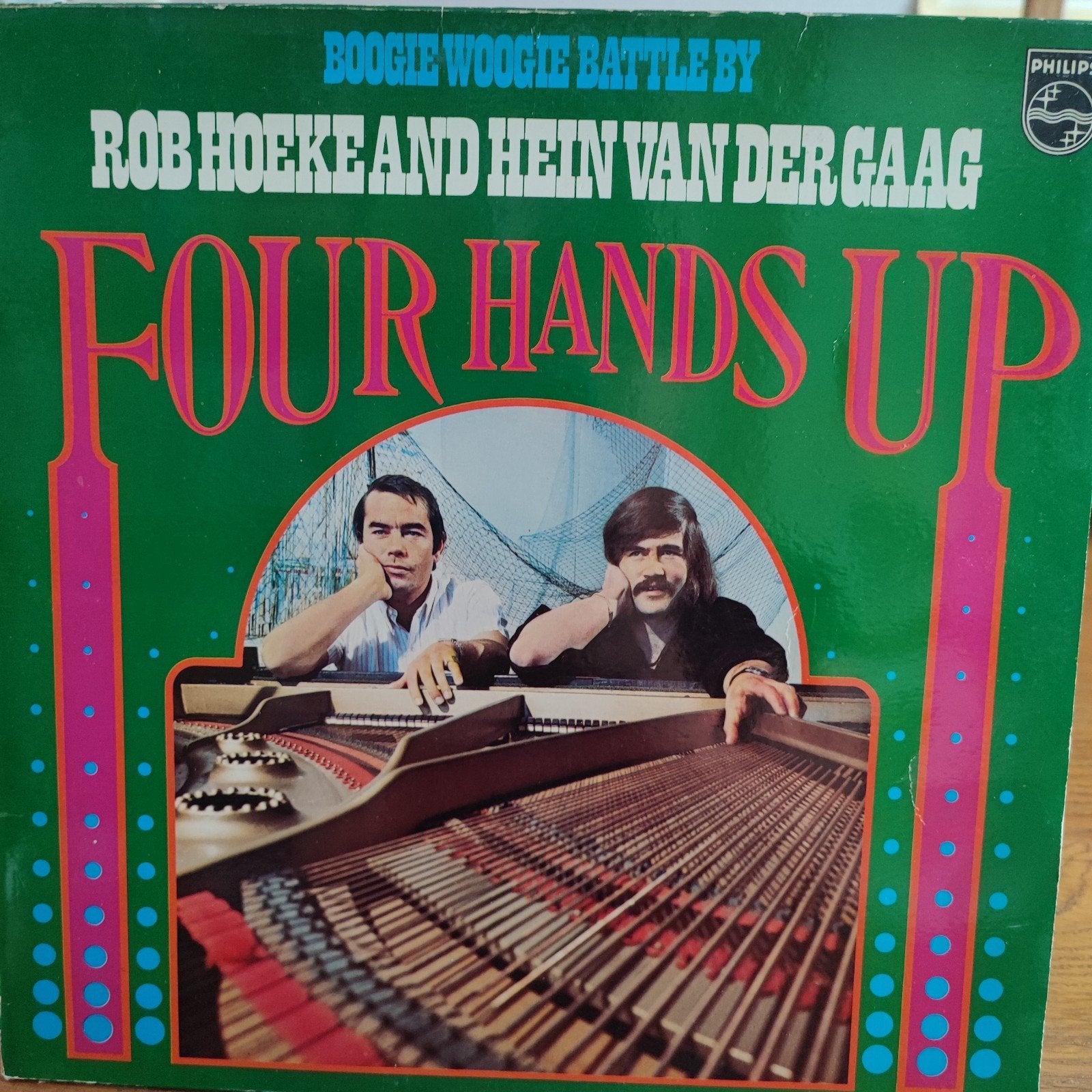 Rob Hoeke & Hein van der Gaag - Four Hands Up LP, Ophalen of Verzenden, 1970 - 1979, Gebruikt, 12 inch