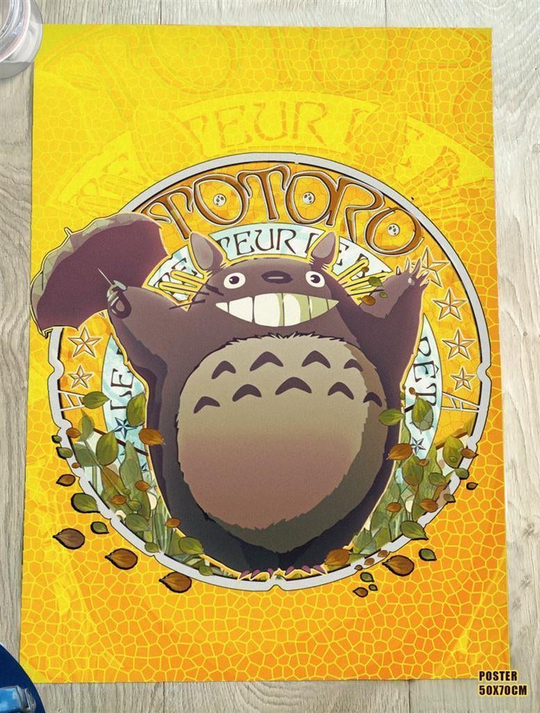 My Neighbor Totoro Studio Ghibli Anime Film Poster, Verzenden, Kuifje, Nieuw, Beeldje of Figuurtje