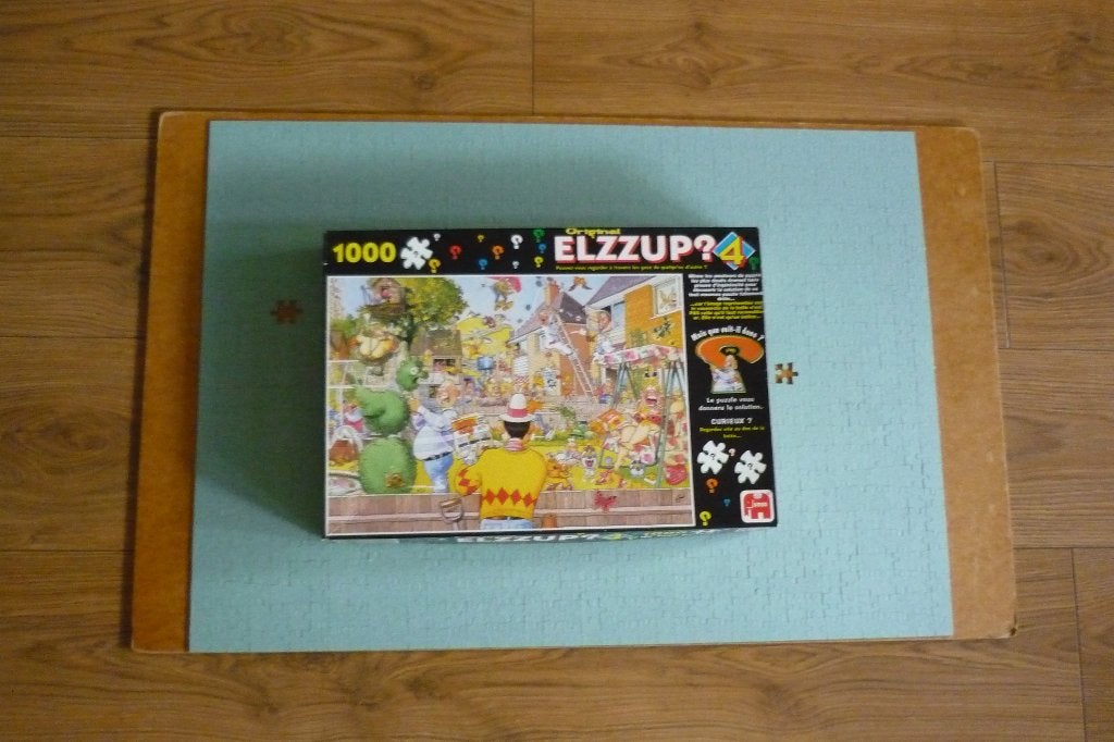 Elzzup? puzzel no.4 '' GROENE VINGERS '' 1000 - 2 stukjes, Hobby en Vrije tijd, Denksport en Puzzels, Ophalen, 500 t/m 1500 stukjes