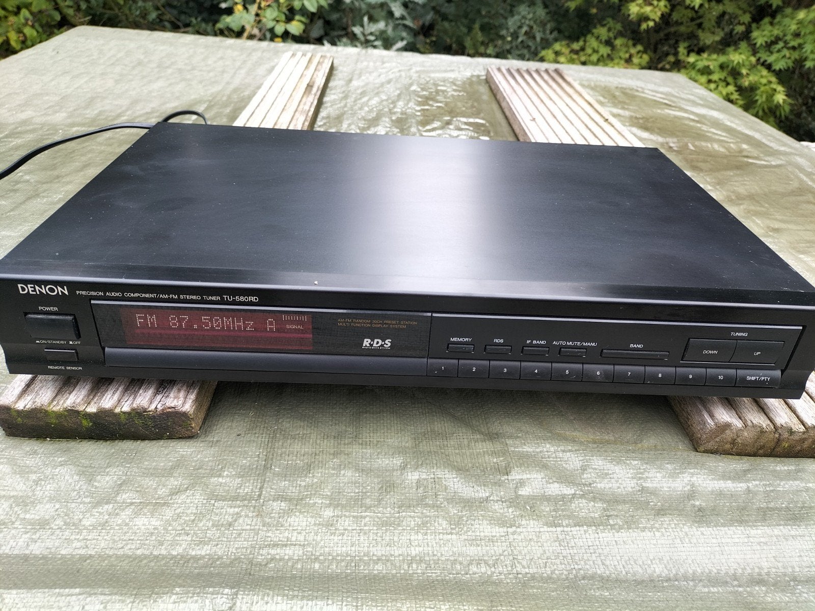 Denon TU-580RD AM/FM Stereo Tuner, Ophalen of Verzenden, Gebruikt, Analoog