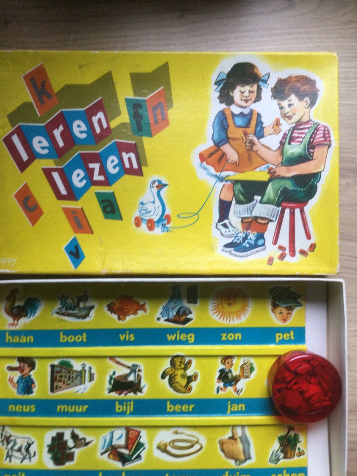Midcentury leesplankje Maan roos vis= haan boot vis, Ophalen of Verzenden, Huis en Inrichting