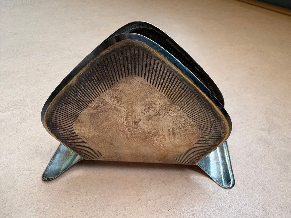 Antieke servethouder, art deco stijl, Ophalen of Verzenden