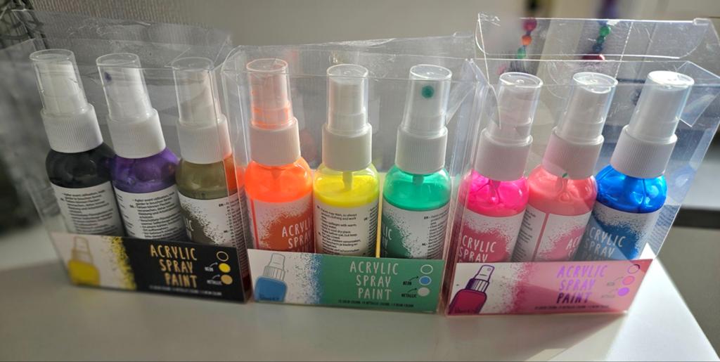 Acrylverf Spray Paint Set - Diverse Kleuren, Ophalen of Verzenden