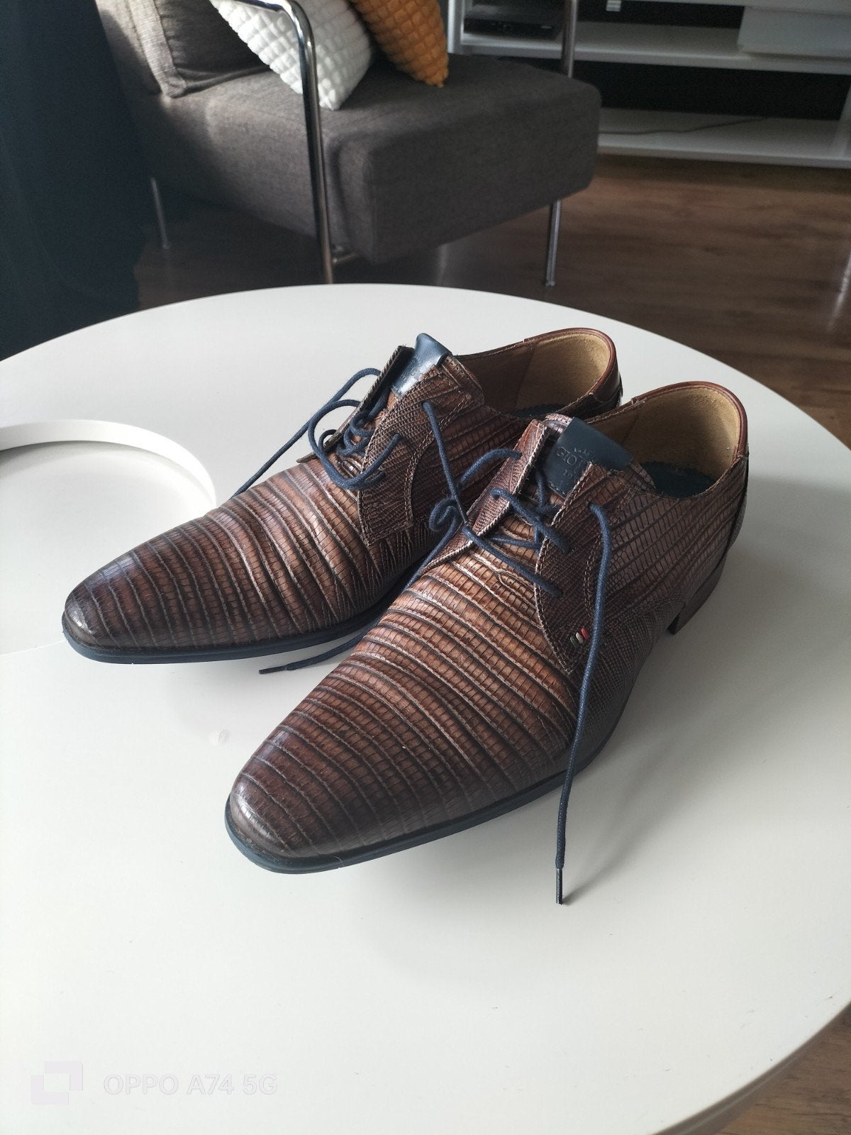 Mooie bruine Giorgio nette schoenen maat 44, Ophalen of Verzenden