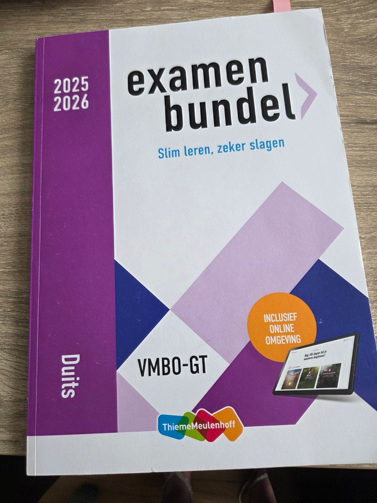 Examenbundel Duits VMBO-GT 2025-2026, Ophalen of Verzenden, Alpha, Zo goed als nieuw, LBO