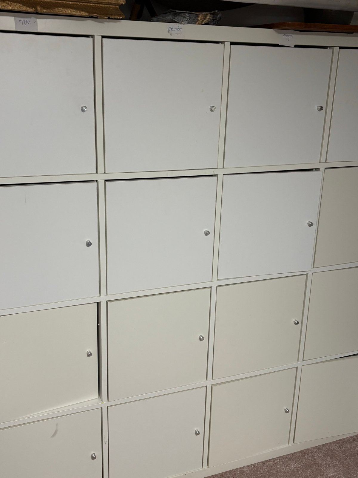 IKEA Kallax kast met deurtjes, Ophalen, Gebruikt