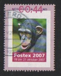 persoonlijke postzegel  Postex 2007, Postzegels en Munten, Postzegels | Nederland, Ophalen of Verzenden, Na 1940, Gestempeld