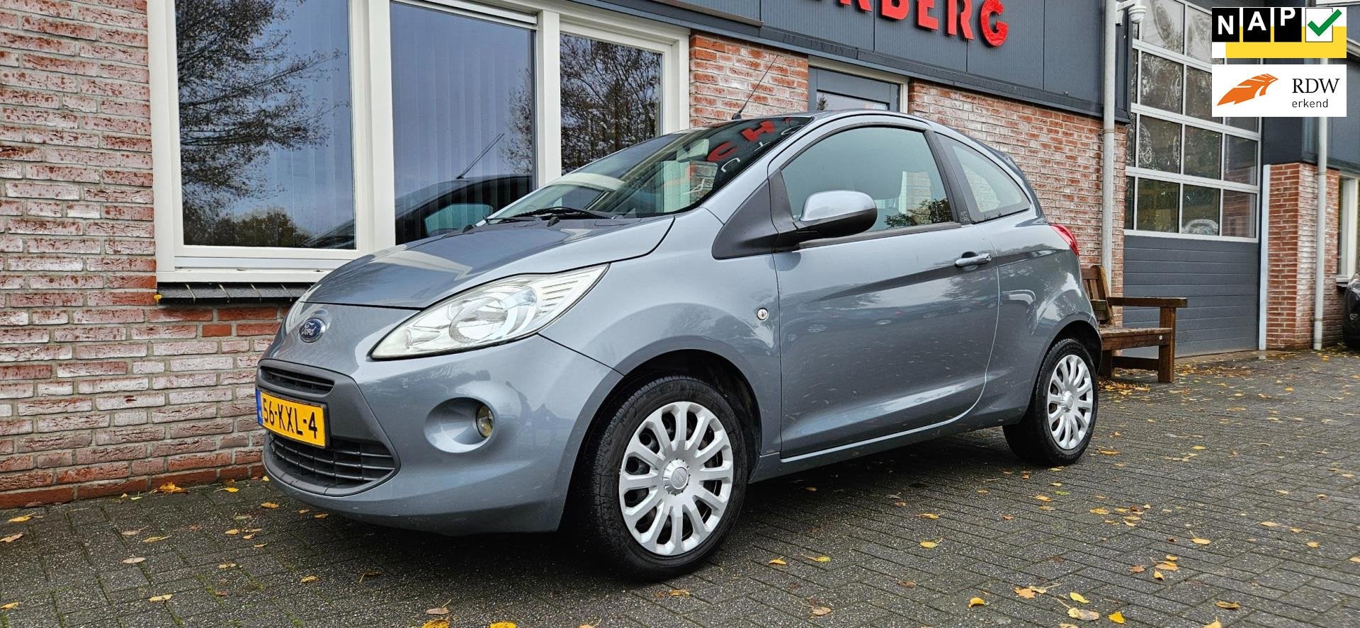 Ford Ka 1.2 Titanium Airco! Leuke/Nette Auto! Nieuwe Apk! NA, Auto's, Voorwielaandrijving, Gebruikt, 1242 cc, 4 cilinders