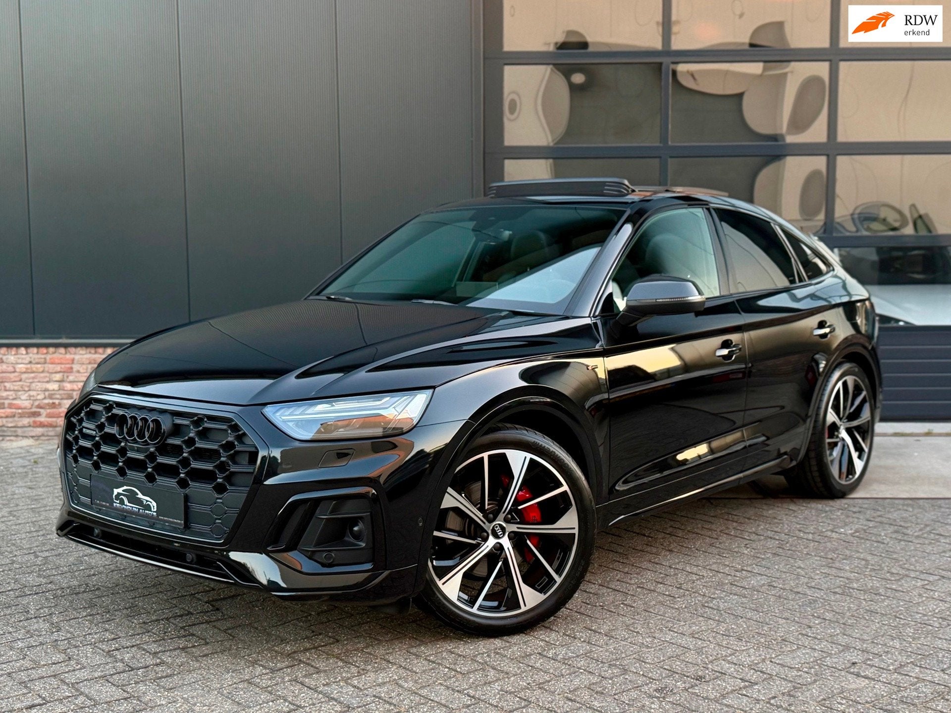 Audi Q5 Sportback 55 TFSIe quattro 3x S-line Pano/B&O/Carbon, Auto's, Automaat, Gebruikt, Euro 6, 4 cilinders