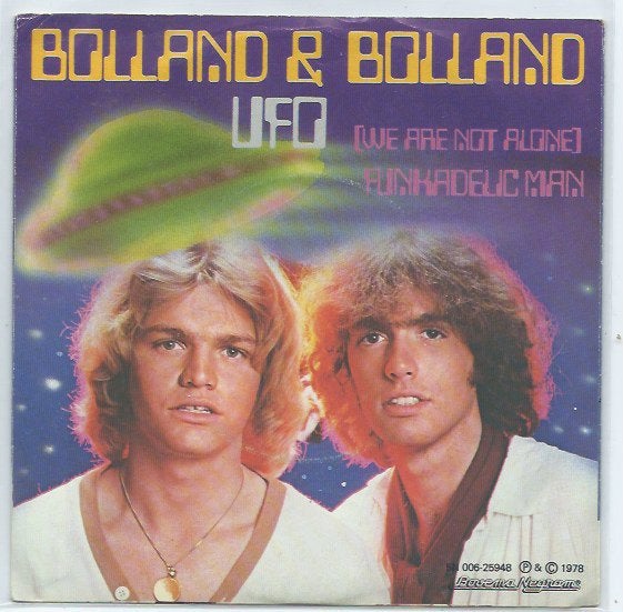 Bolland & Bolland- UFO, Cd's en Dvd's, Vinyl Singles, Zo goed als nieuw, Beschermende buitenhoes, Fotohoes, Originele persing