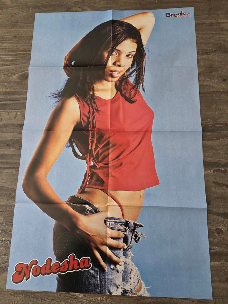 Mega XXL BREAK-OUT POSTER: Nodesha - 87X54CM, Verzamelen, Ophalen of Verzenden, Zo goed als nieuw, A1 t/m A3, Film en Tv