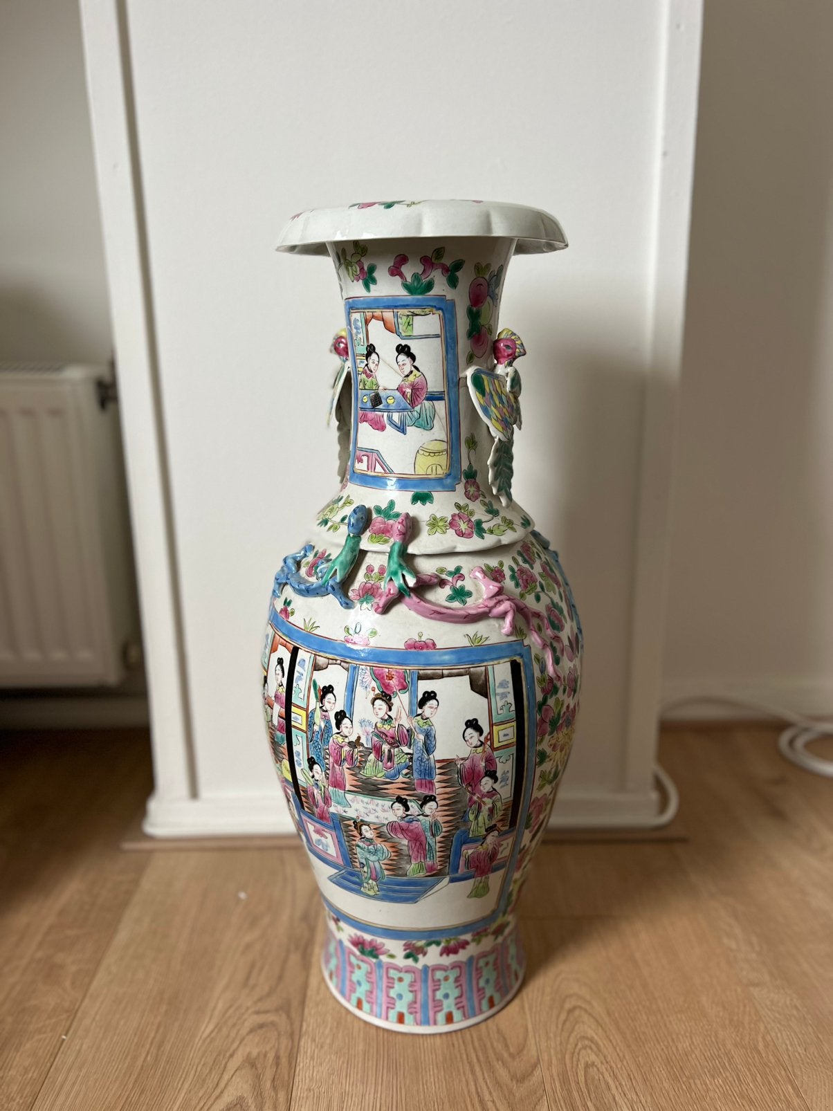Prachtige grote Chinese vaas, Antiek en Kunst, Ophalen