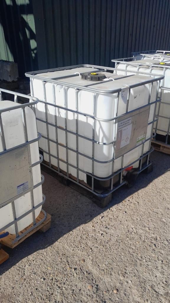 IBC 1000 liter watertonnen watervaten regenton houtkrat, Ophalen, Kunststof, Met kraantje, 150 liter of meer