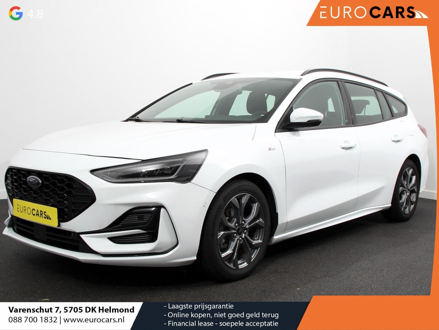 Ford Focus Wagon 1.0 EcoBoost Hybrid ST Line Navigatie Clima, Auto's, 1970 kg, Gebruikt, Euro 6, Automatische klimaatregeling
