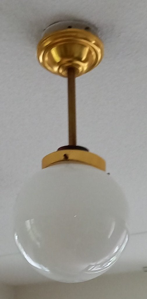 Franse Art deco hanglamp, Ophalen of Verzenden