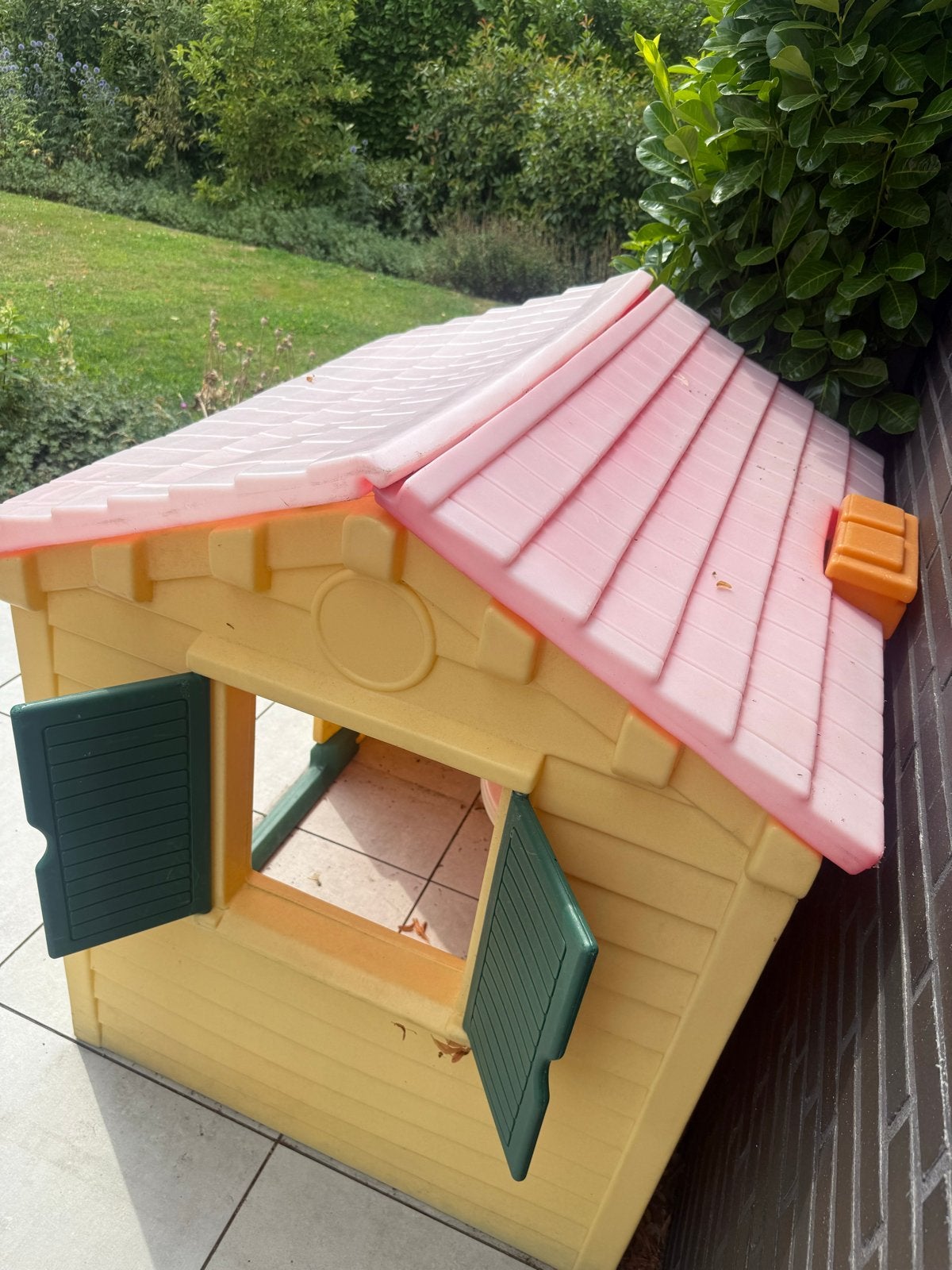 Little tikes speelhuisje tuin, Ophalen, Gebruikt, Kunststof