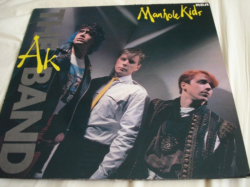 THE AK BAND - MANHOLE KIDS new wave , power pop, LP, Gebruikt, New wave, Ophalen of Verzenden