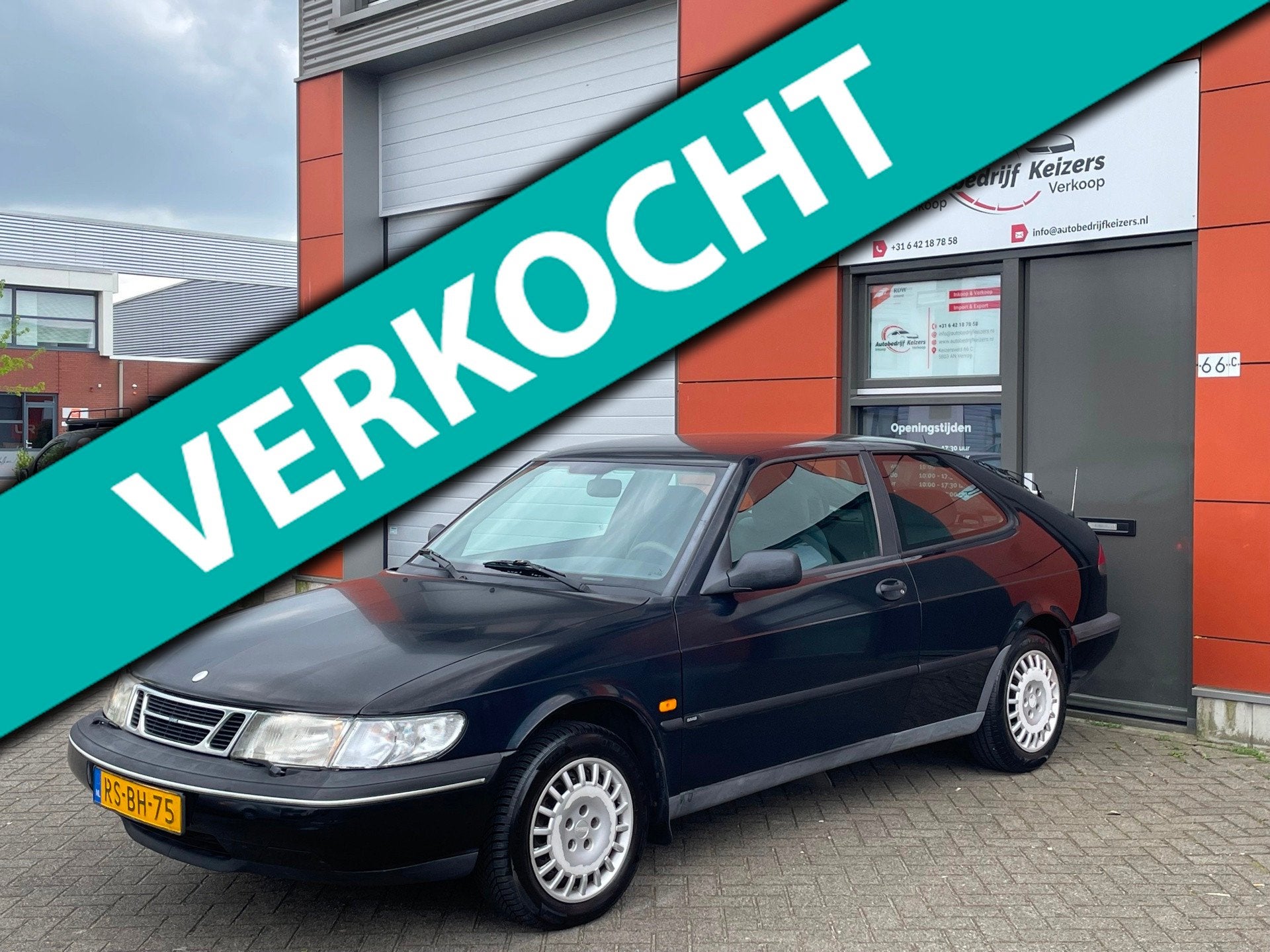 Saab 900 Coupé 2.3 S Carlsson APK CNTRL NAP ELEK RAMEN, Auto's, Saab, Gebruikt, Zwart, Origineel Nederlands, Handgeschakeld
