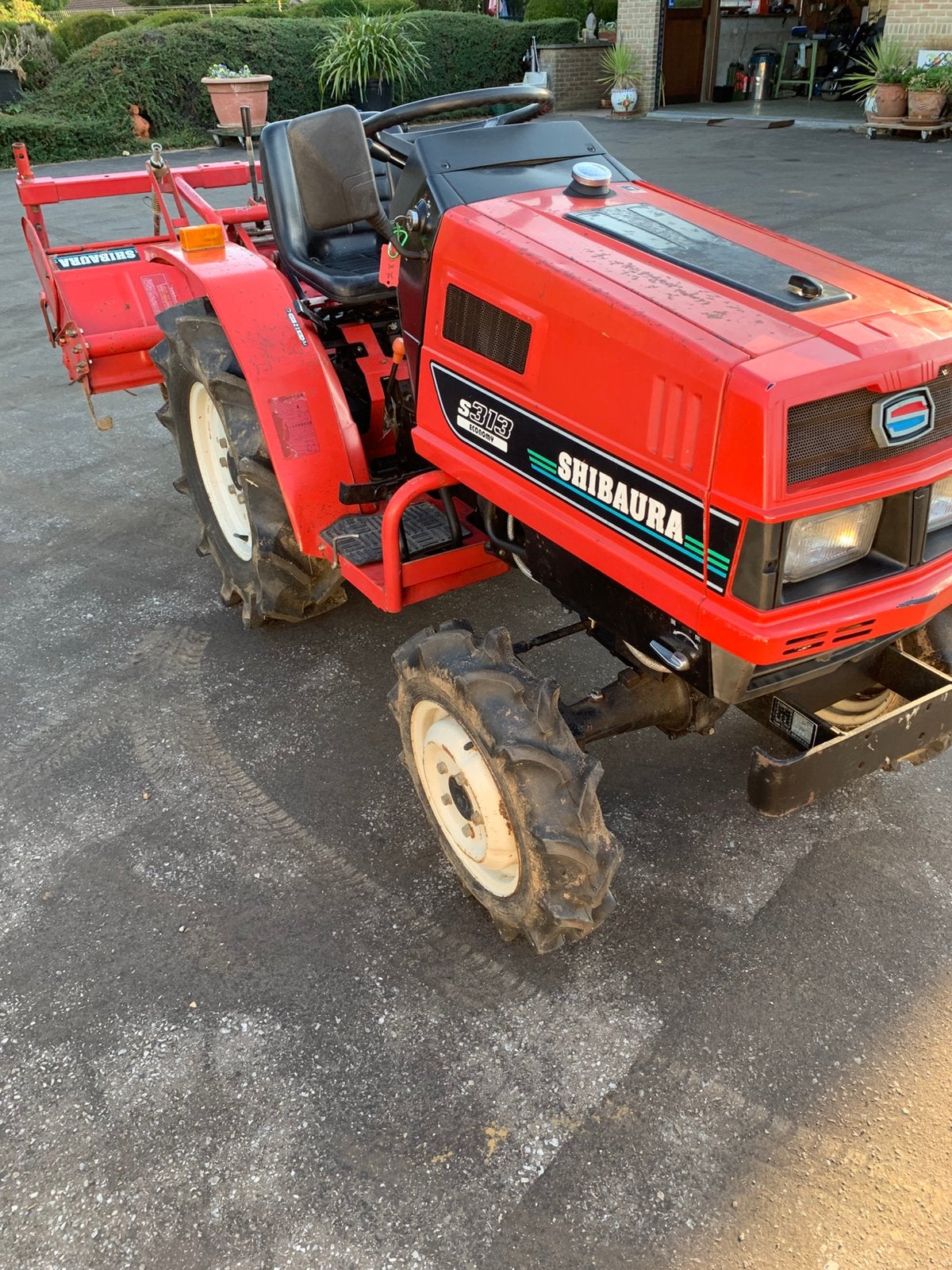 Mooie trekker chibaura 15 pk 340 uren met frees, Ophalen, Zo goed als nieuw