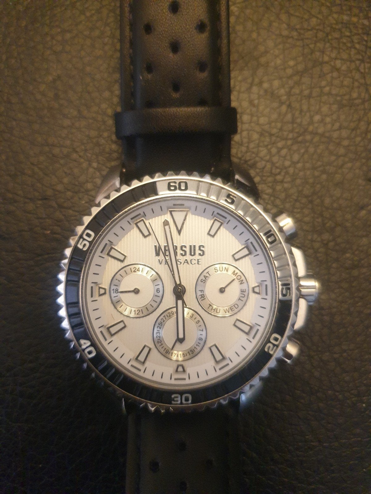 Versace horloge, Ophalen of Verzenden, Zo goed als nieuw, Staal, Overige merken