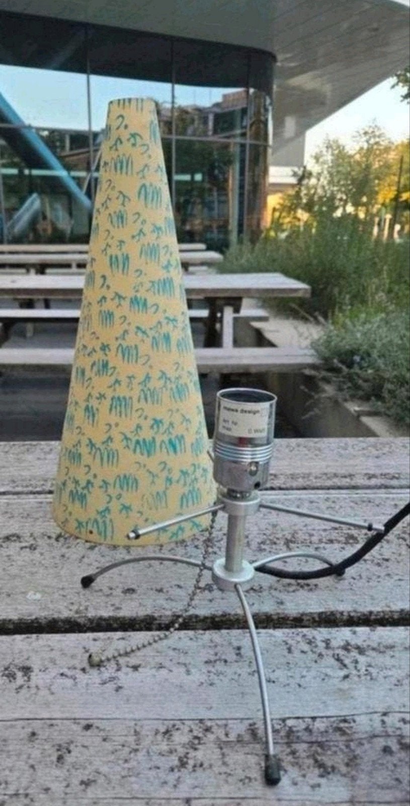 Mawa Design Driepoot Tafellamp Cone Kap, Ophalen of Verzenden, Design