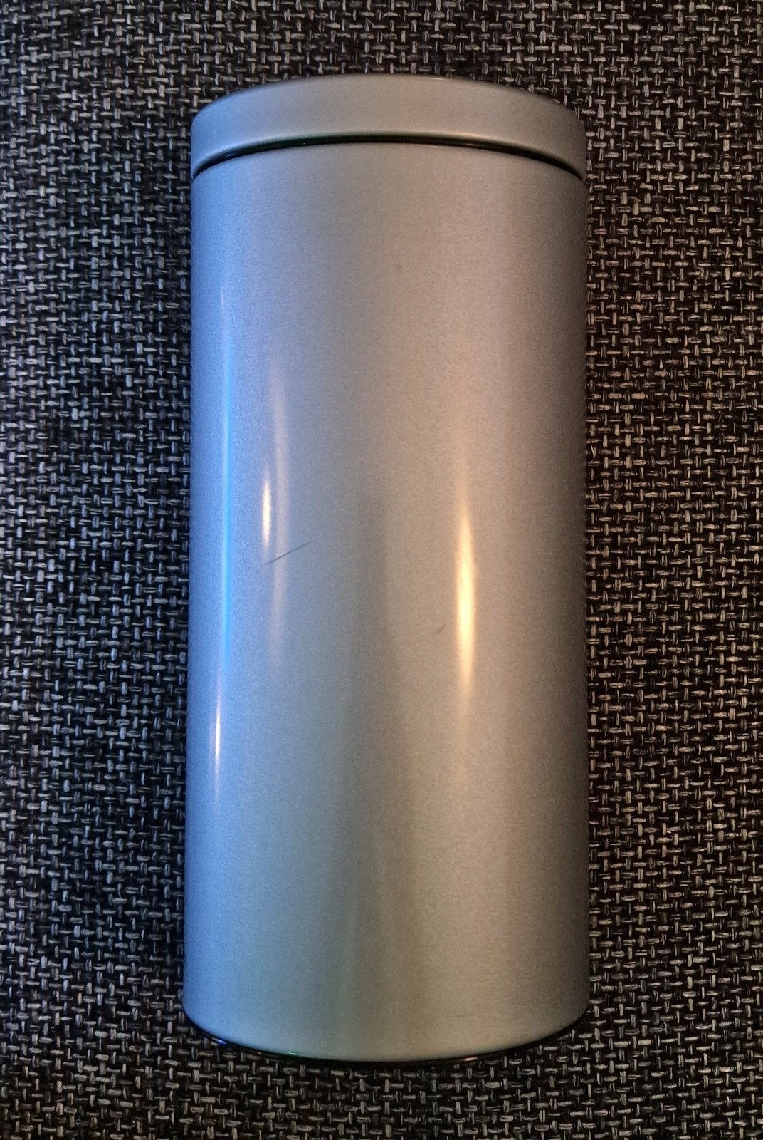 Brabantia Zilvergrijs Spaghetti-blik/bus, Gebruikt, Ophalen of Verzenden, Voorraadpot, Metaal