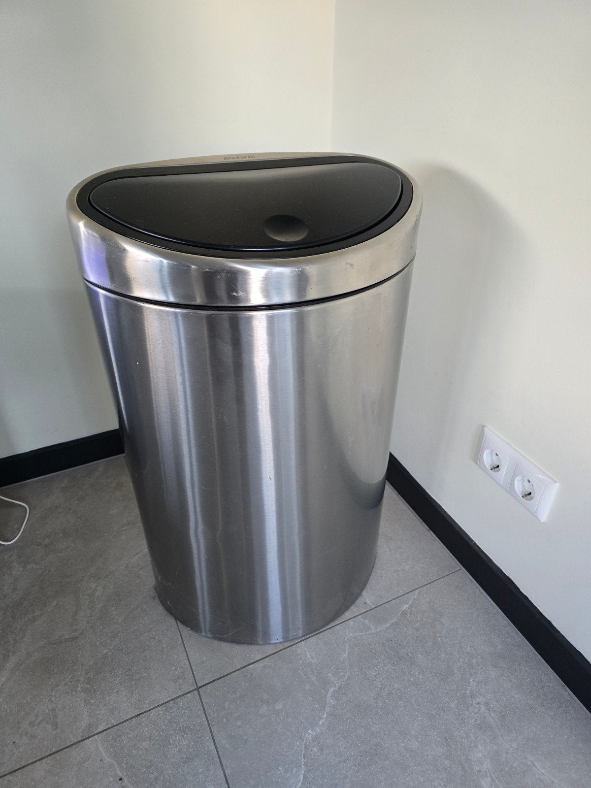 2 Maal prullenbak Brabantia touch bin 40l en/of 23/10l, Huis en Inrichting, Ophalen, Gebruikt, Rvs