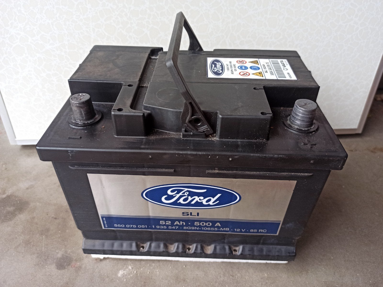 varta SLI Accu 52 Ah 500A - Gebruikt, Gebruikt, BMW