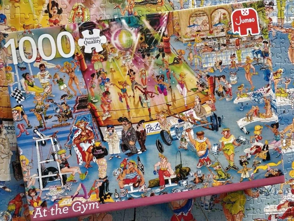 Jumbo, at the gym, Ophalen, 500 t/m 1500 stukjes, Zo goed als nieuw, Legpuzzel