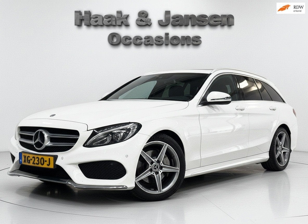 Mercedes-Benz C-klasse Estate 200 Sport Edition Burmester Tr, Automaat, Dealer onderhouden, Achterwielaandrijving, 4 cilinders