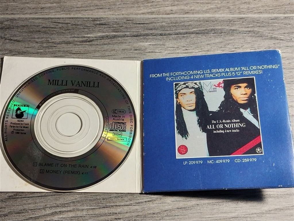 Milli Vanilli - Blame It On The Rain [3 Inch Cd Single], Ophalen of Verzenden, Gebruikt, Pop