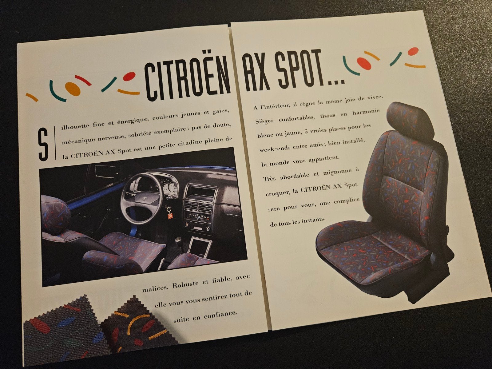 Brochure Citroën AX Spot 1994 Frankrijk, Ophalen of Verzenden, Zo goed als nieuw, Citroën