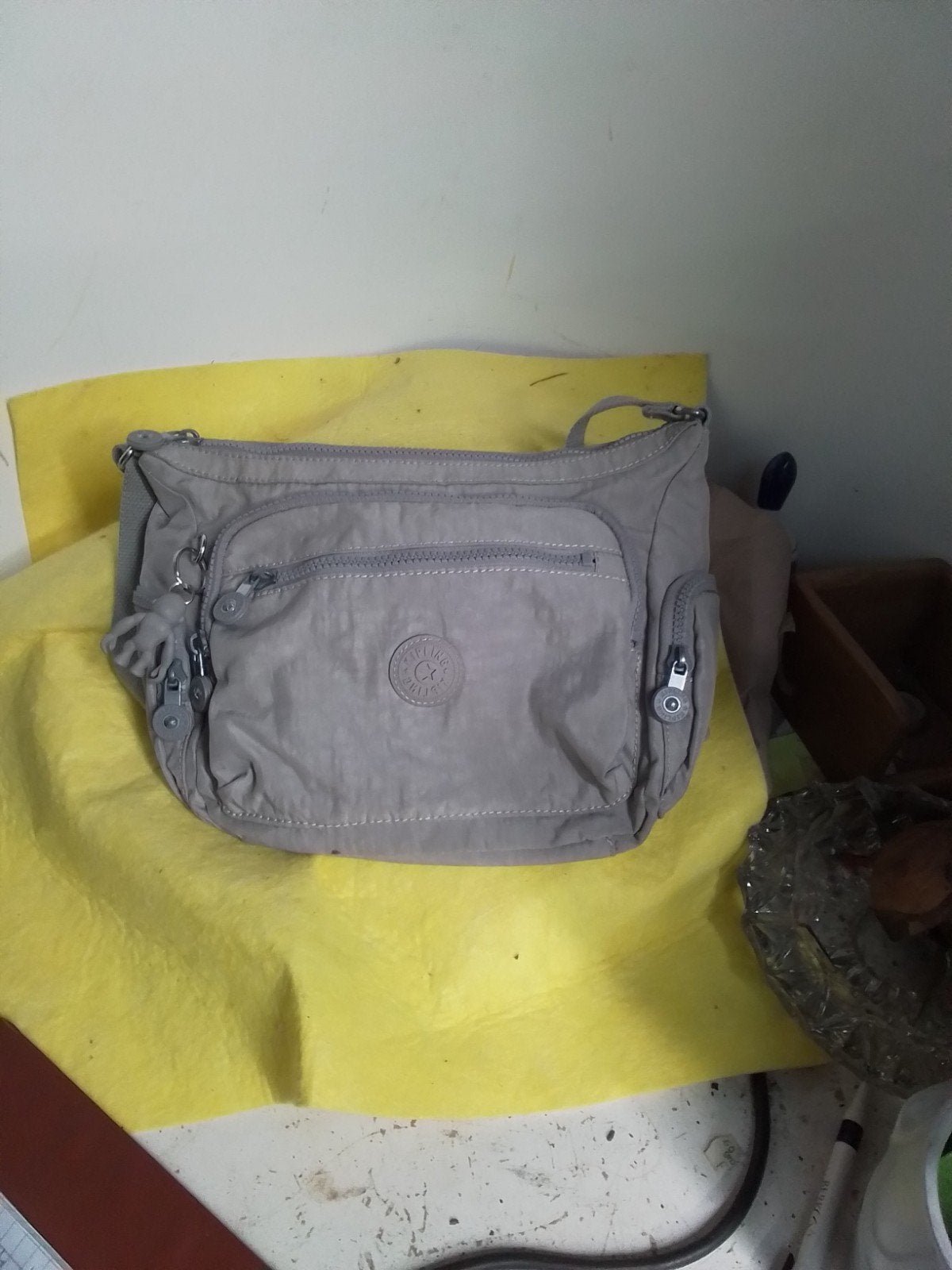 15715) mooie KIPLING TAS met draagriem en div vakken, Ophalen of Verzenden, Zo goed als nieuw, Kipling