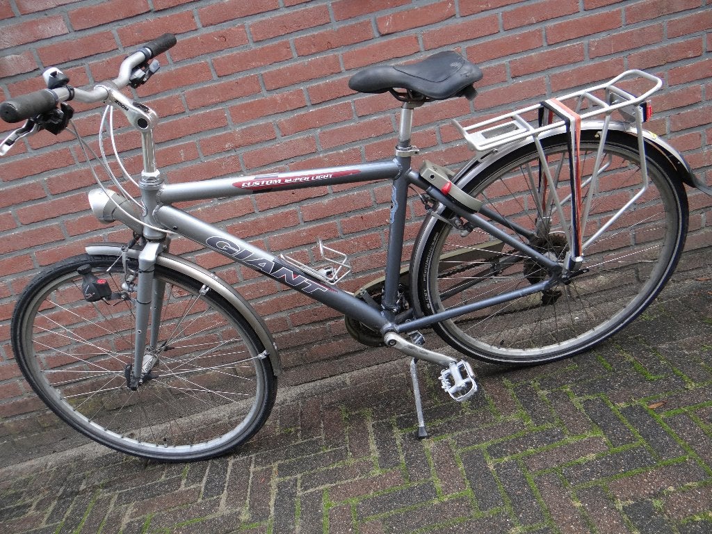 Giant heren stationsfiets, 28 inch., Fietsen en Brommers, Ophalen, Gebruikt, Versnellingen, 49 tot 53 cm