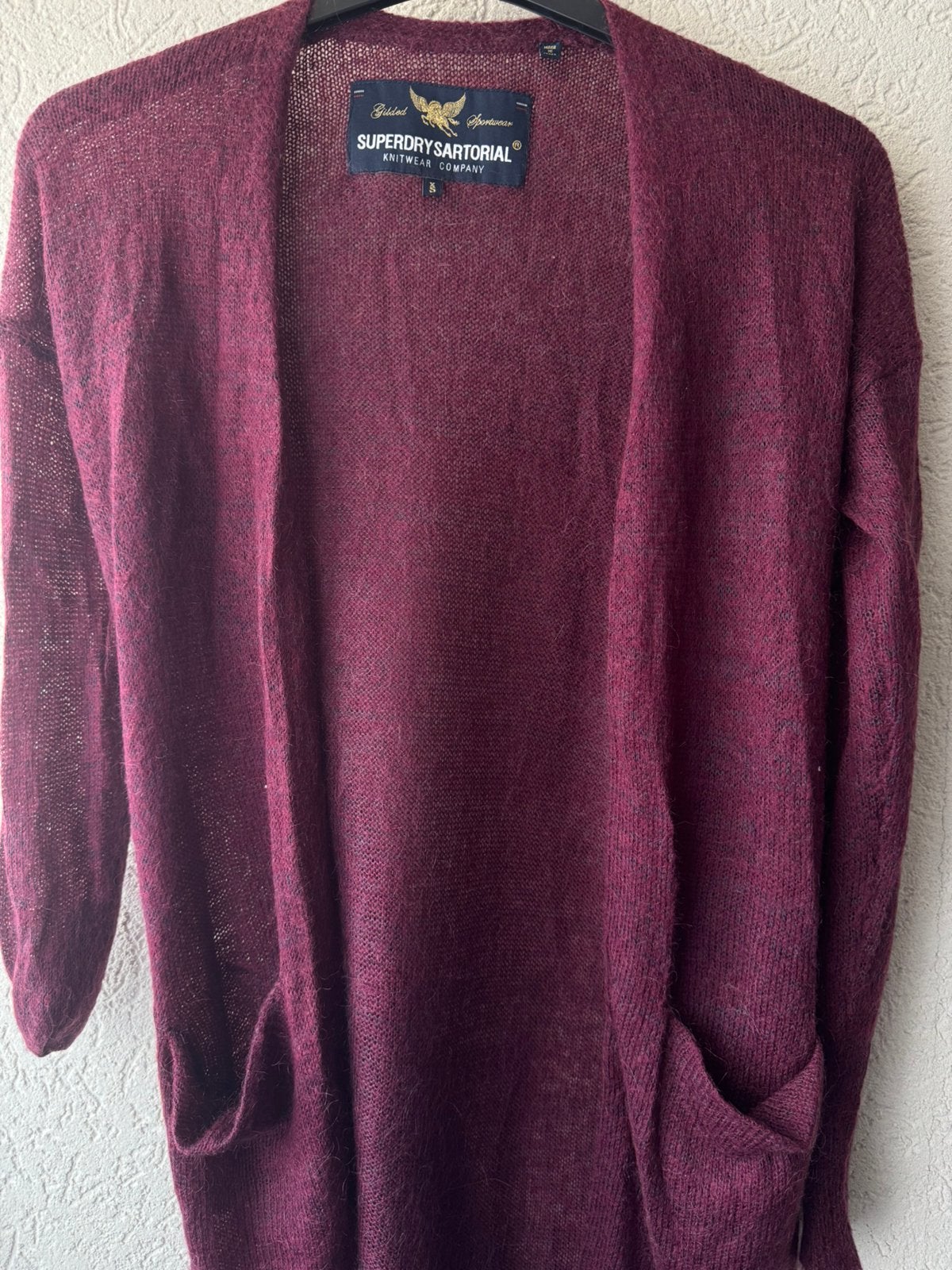 Superdry langer vest, Ophalen of Verzenden, Zo goed als nieuw, Maat 34 (XS) of kleiner, Rood
