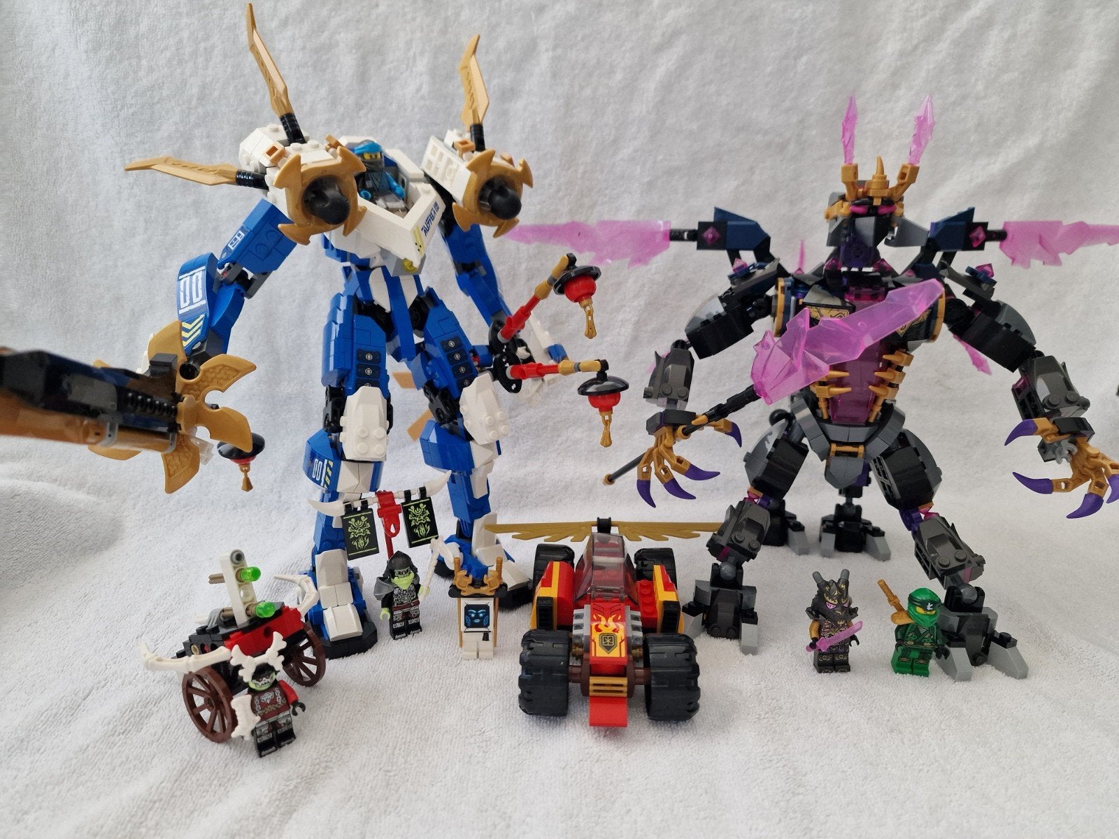7x Ninjago 71785 71772 71780 70673 70639 70665 71761, Kinderen en Baby's, Speelgoed | Duplo en Lego, Gebruikt, Inclusief minifiguren
