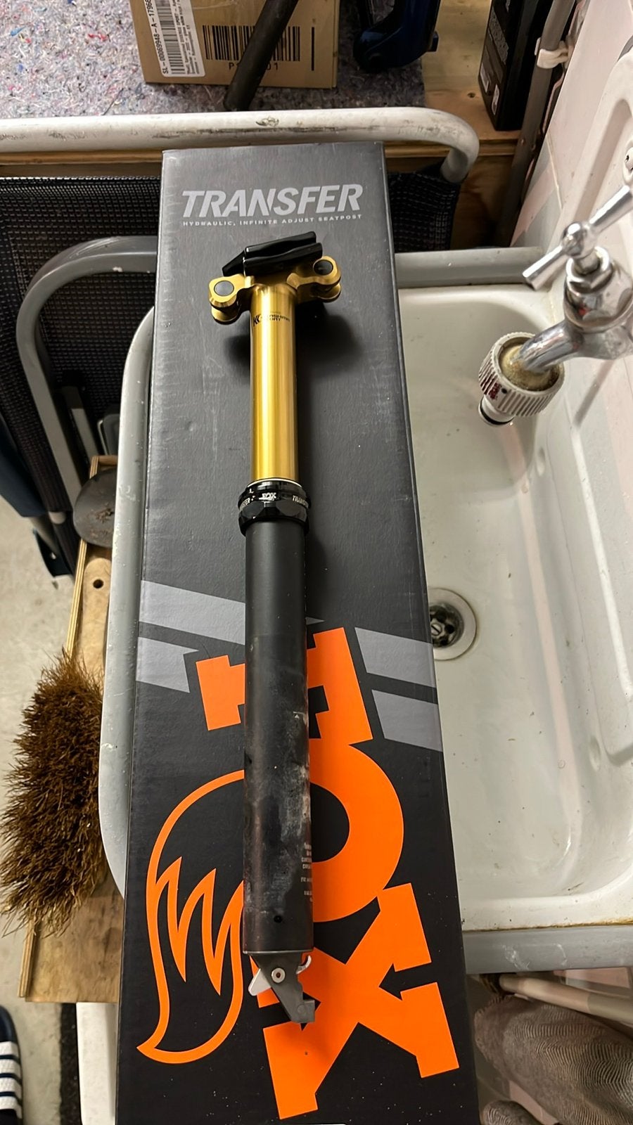 FOX Transfer Dropper Post Kashima Coat 30.9mm 125mm, Fietsen en Brommers, Ophalen of Verzenden, Zo goed als nieuw, Mountainbike