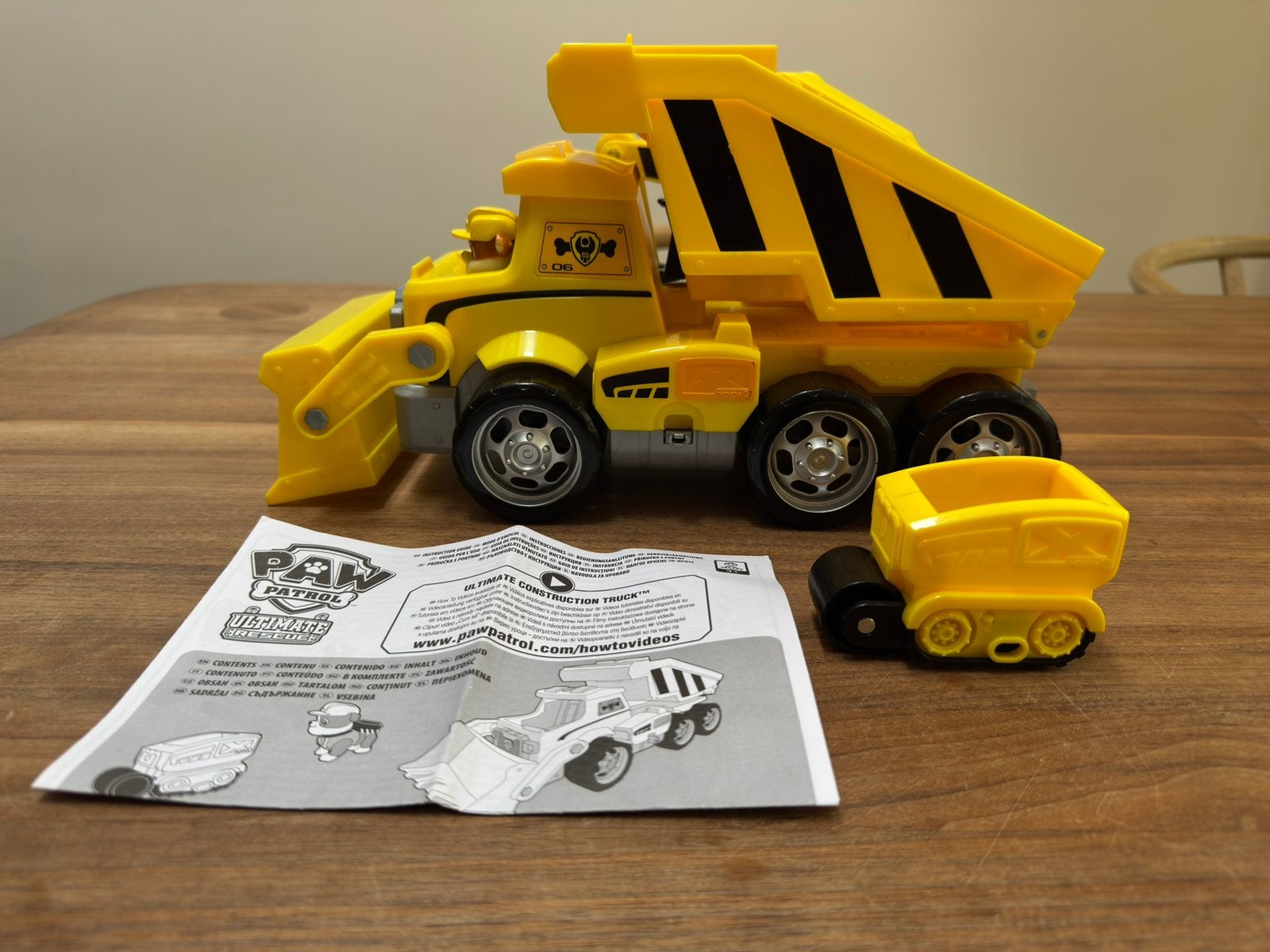 Paw Patrol Rubble's Bulldozer met sloopkogel, Ophalen of Verzenden, Zo goed als nieuw