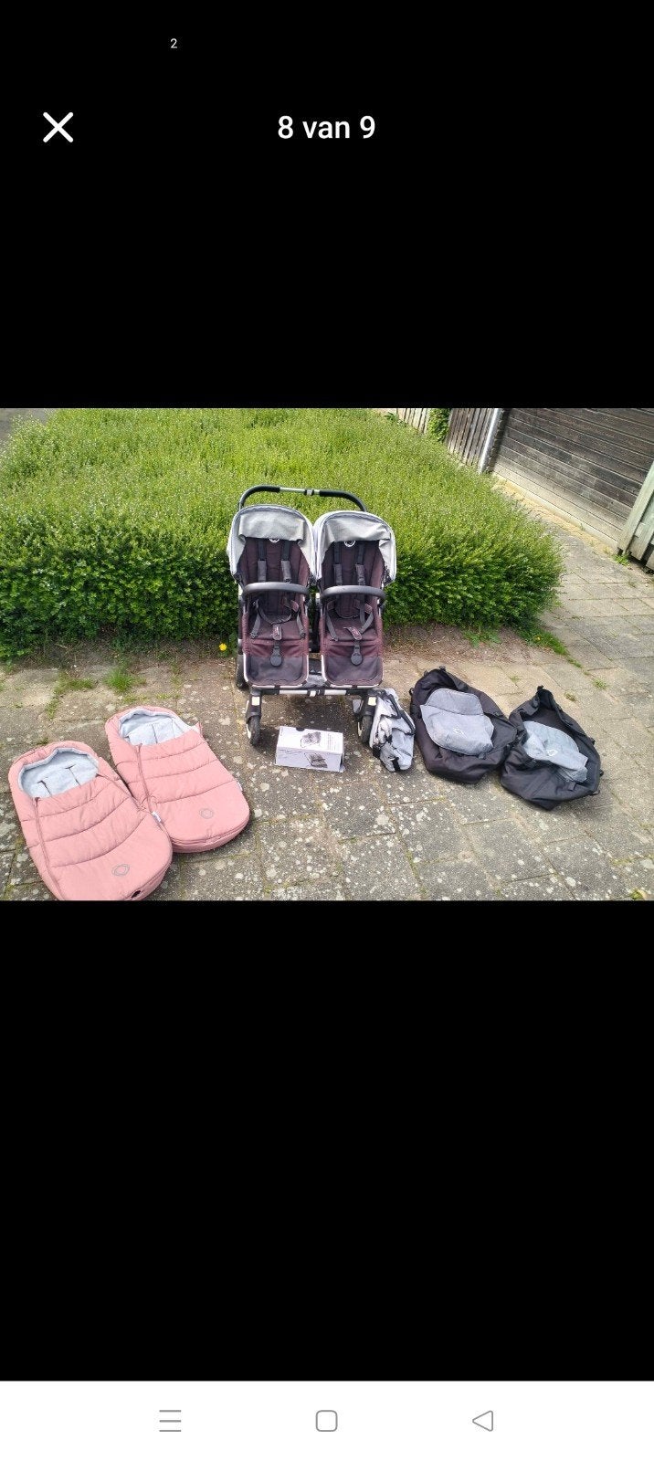bugaboo donkey twin kinderwagen, Kinderen en Baby's, Kinderwagens en Combinaties, Ophalen, Bugaboo