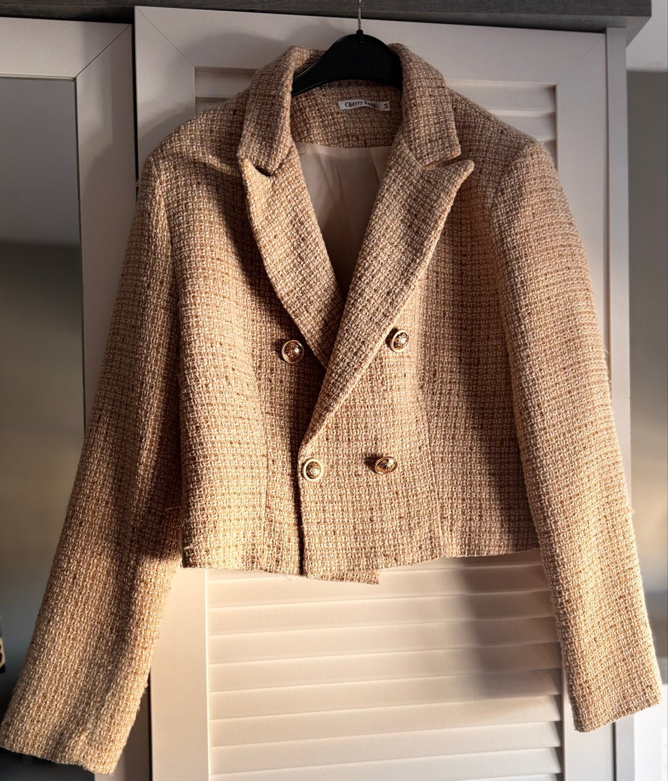 Prachtig Cherry Koko jasje maat M, Kleding | Dames, Maat 38/40 (M), Beige, Ophalen of Verzenden, Zo goed als nieuw