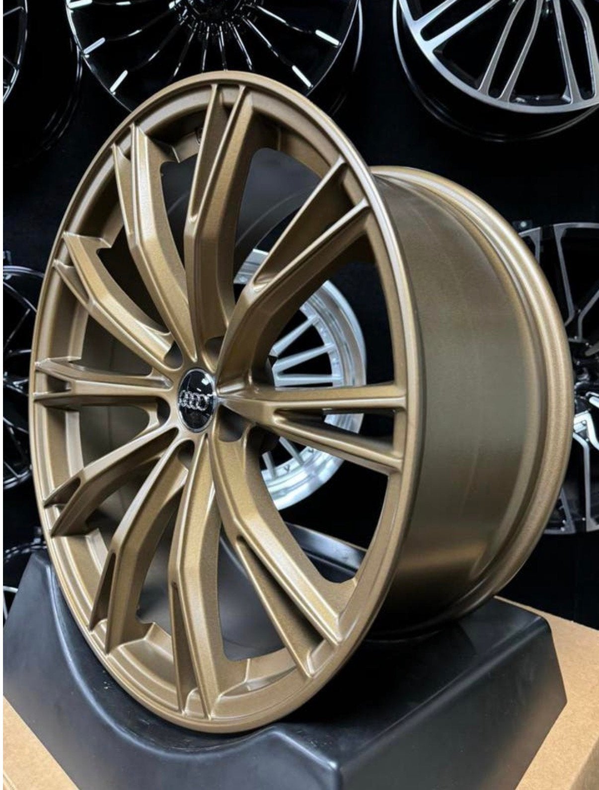 20 inch velgen voor Audi ABT BRONS 5x112 A4 A5 A6 A7 Q3 Q5 V, Velg(en), Nieuw, Ophalen of Verzenden, Personenwagen