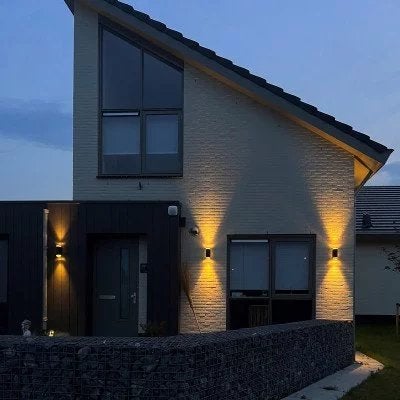 Buitenverlichting Up & Down boven & onder IP44  GU10, Ophalen, Gebruikt, Minder dan 50 watt, Wandlamp