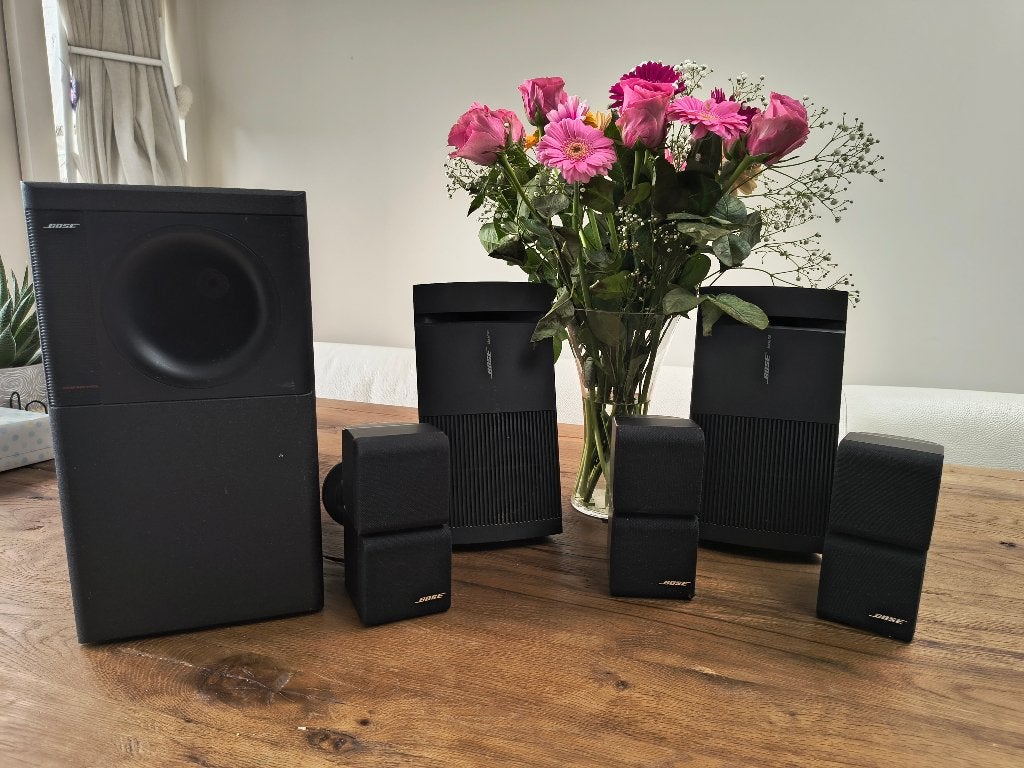 Bose Acoustimass 7 Home Cinema, Audio, Tv en Foto, Home Cinema-sets, 7.1-systeem, Gebruikt, 70 watt of meer, Overige spelers