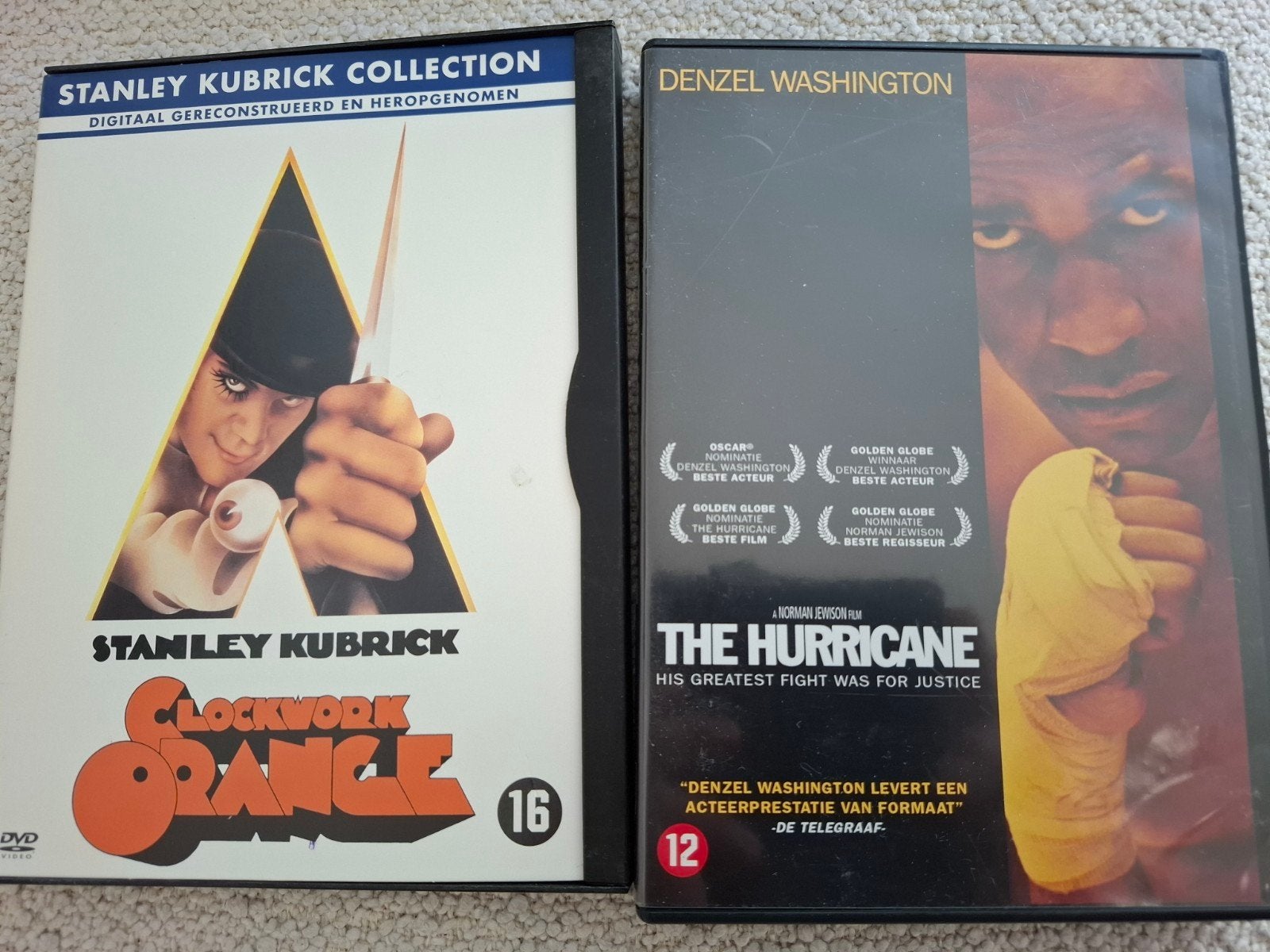 Hurricane en clockwork orange 1 00 euro per stuk, Alle leeftijden, Ophalen of Verzenden, 1980 tot heden, Zo goed als nieuw