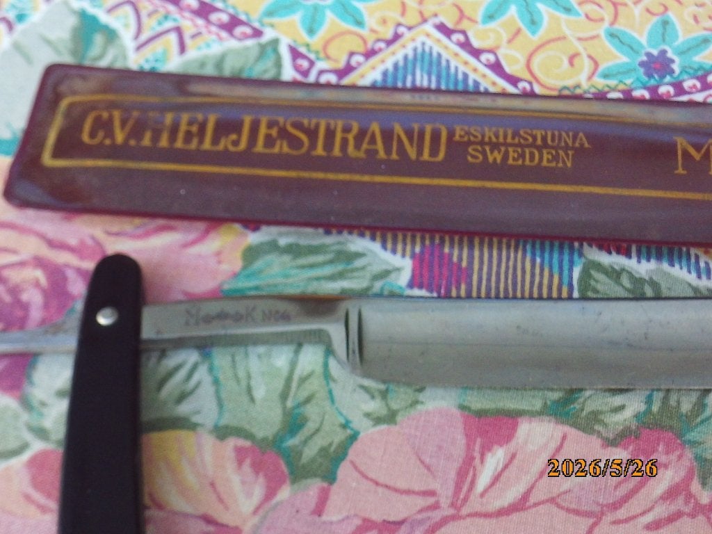 antiek scheermes C.V Heljestrand Eskilstuna Sweden MK 4Razor, Antiek en Kunst, Ophalen of Verzenden