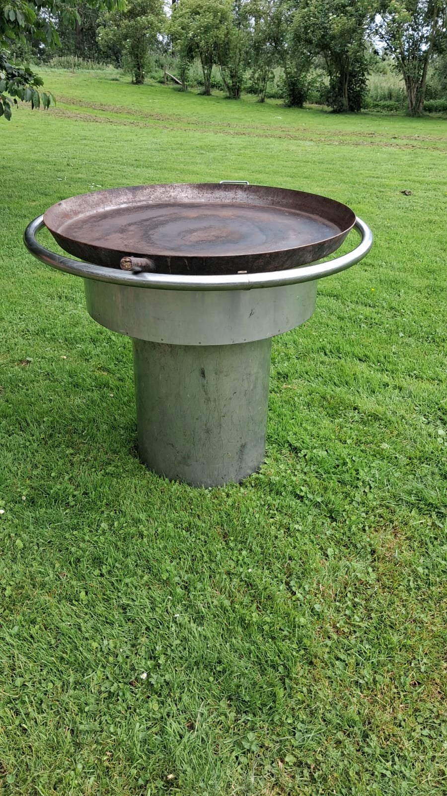 (Horeca) gasgrill met paellapan, Ophalen, Gebruikt