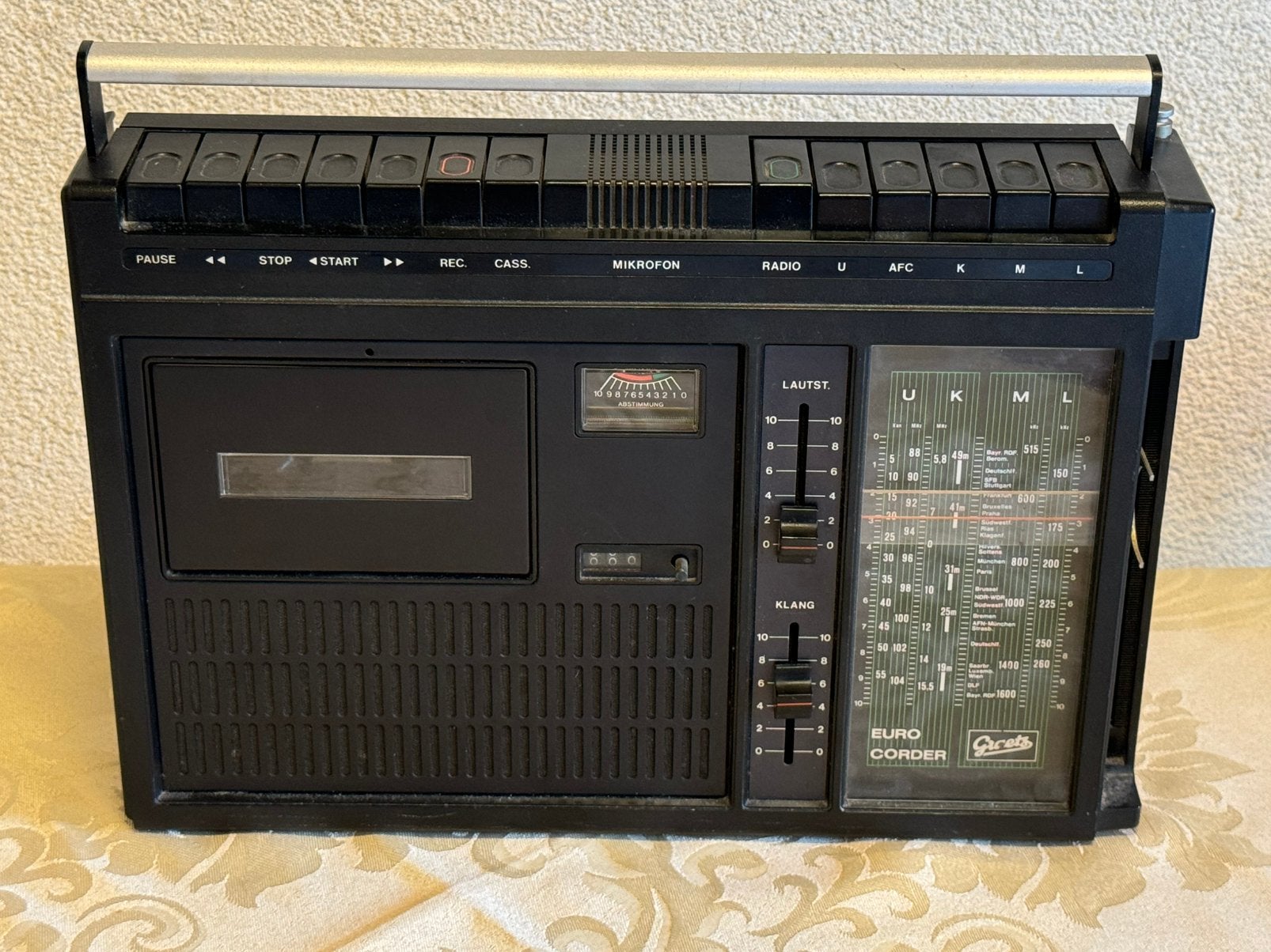Vrij zeldzame graetz radio cass pr incl vzk, Ophalen of Verzenden, Radio